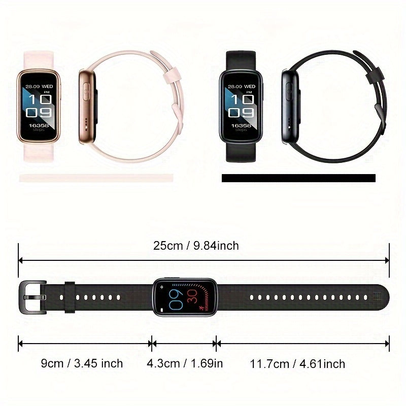 Waterproof Smart Watch with 7-Day Battery Life and Fast Charging for Fitness Tracking-4