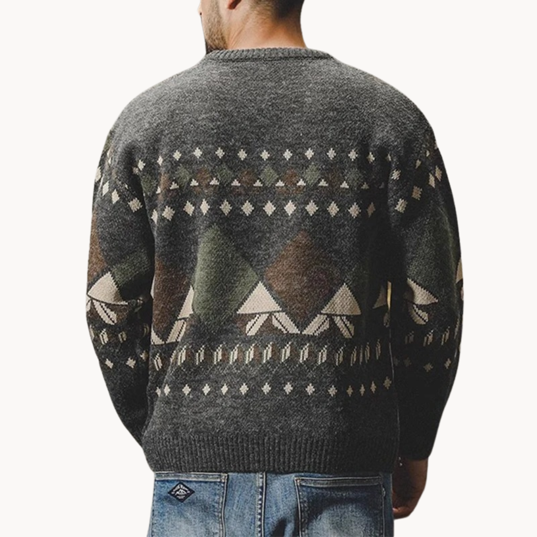 Albin Timeless Vintage Sweater-Sweaters-Grey-XS-EdelmannandCo.