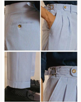 Antonio Livorno Men’s Casual Trousers-Pants-Blue-29-EdelmannandCo.