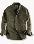 Calvus Premium Canvas Shirt-Shirts-Green-S-EdelmannandCo.