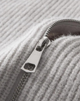 Cashmere Zip Sweater-Vests-Green-S-EdelmannandCo.