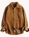 Classic Corduroy Work Shirt-Shirts-Honey-XS-EdelmannandCo.