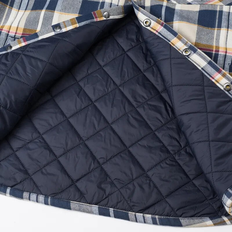 Comfy and Plush Flannel Jacket-Jackets-Yellow-S-EdelmannandCo.