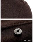 Federico Premium Wool Overcoat-Brown-XS-EdelmannandCo.