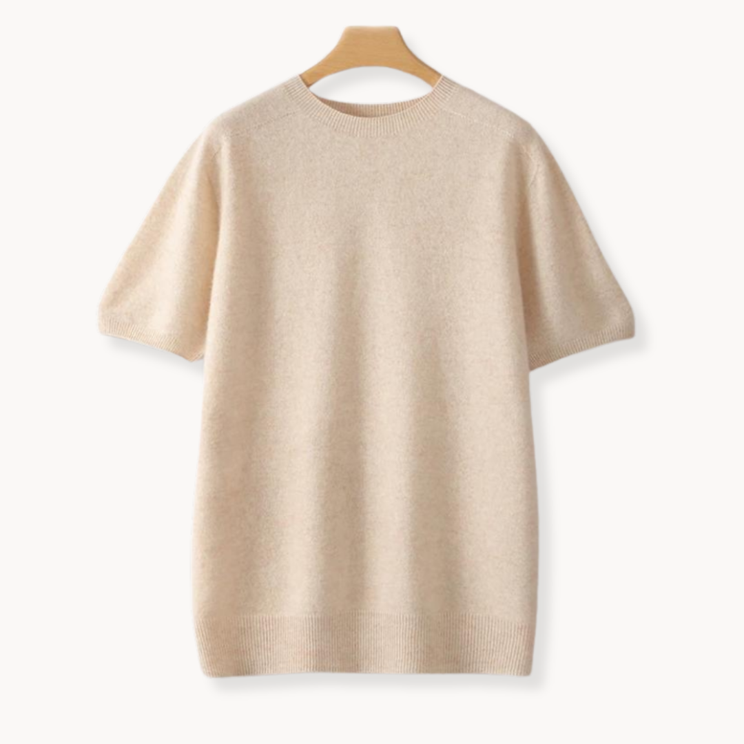 Merino Wool Shirt-Beige-XS-EdelmannandCo.