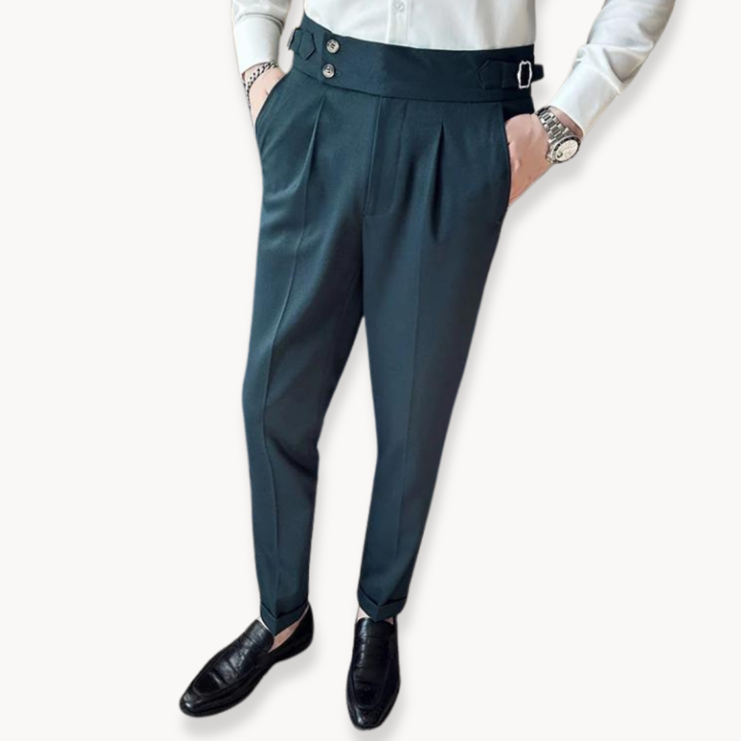 Olivier Trousers-Pants-Navy-29-EdelmannandCo.