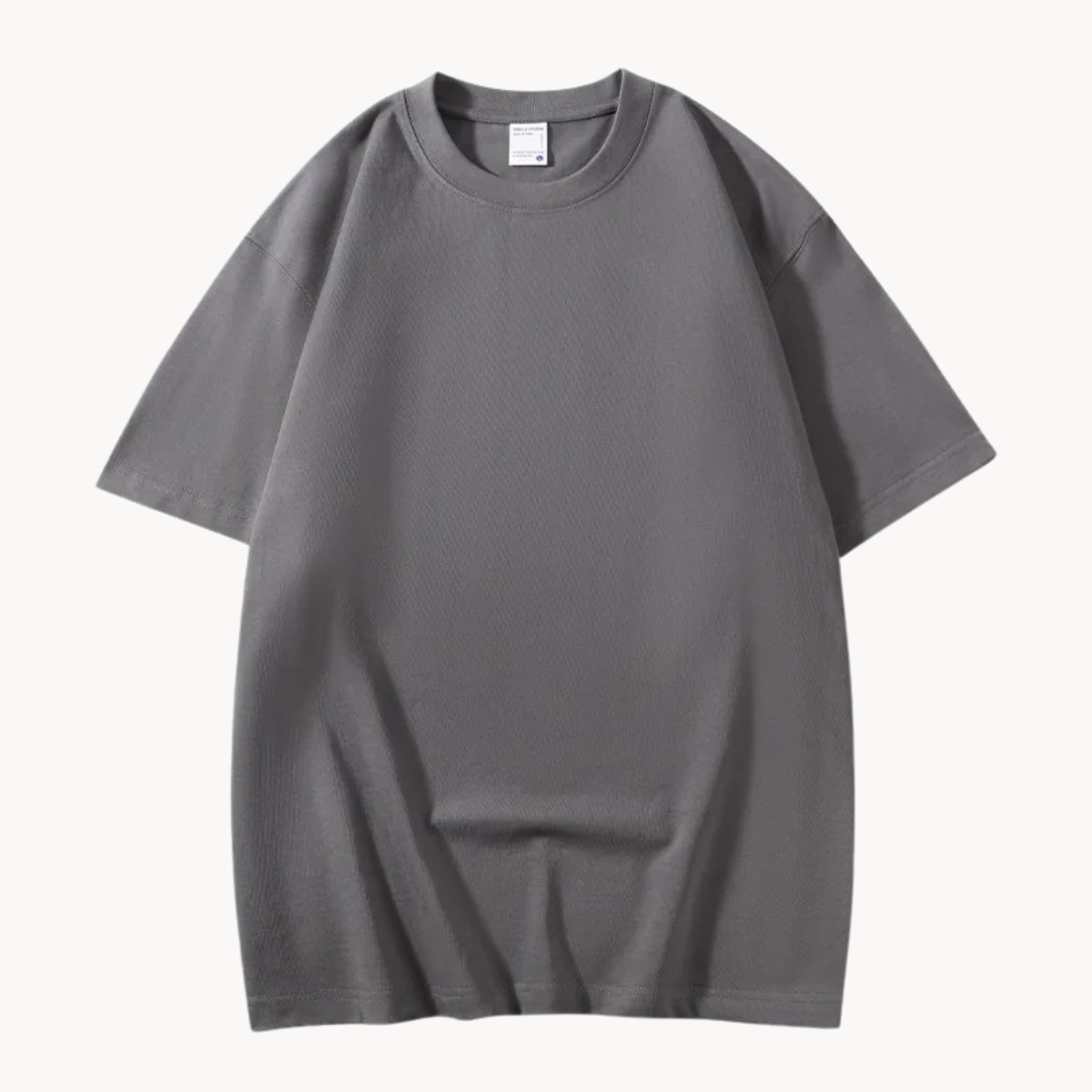 Premium Cotton Tee-Gray-XS-EdelmannandCo.