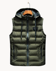 Storm Hooded Vest-Green-S-EdelmannandCo.