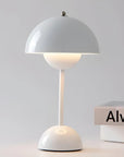 SnowGlow – Chic Modern Table Lamp for Soft, Diffused Light