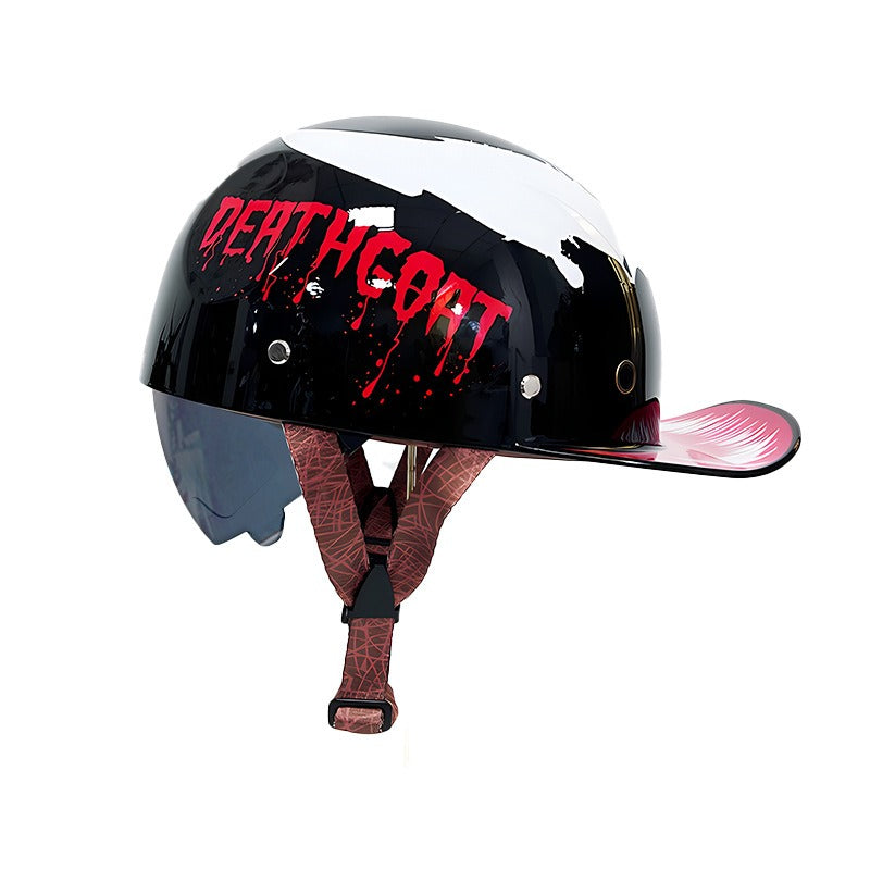 Men’s Motorcycle Helmet DOT Approved ABS Shell Lightweight