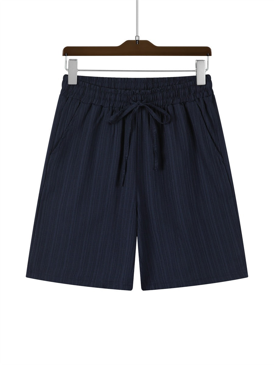 Hannes | Shorts holgados de vacaciones con ajuste relajado y cordón