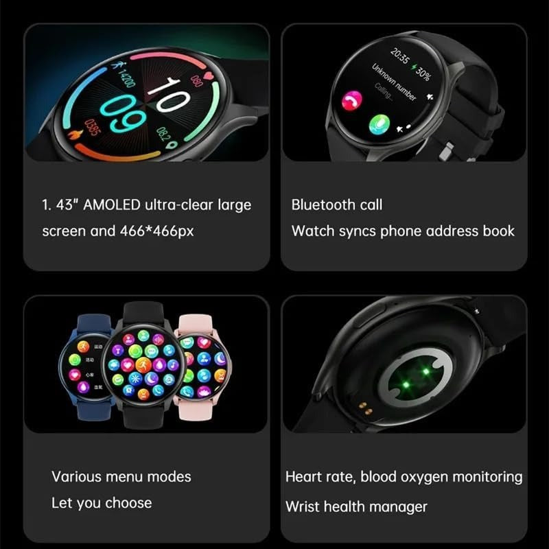 High quality ECG | EKG blood sugar blood pressure health sports watch