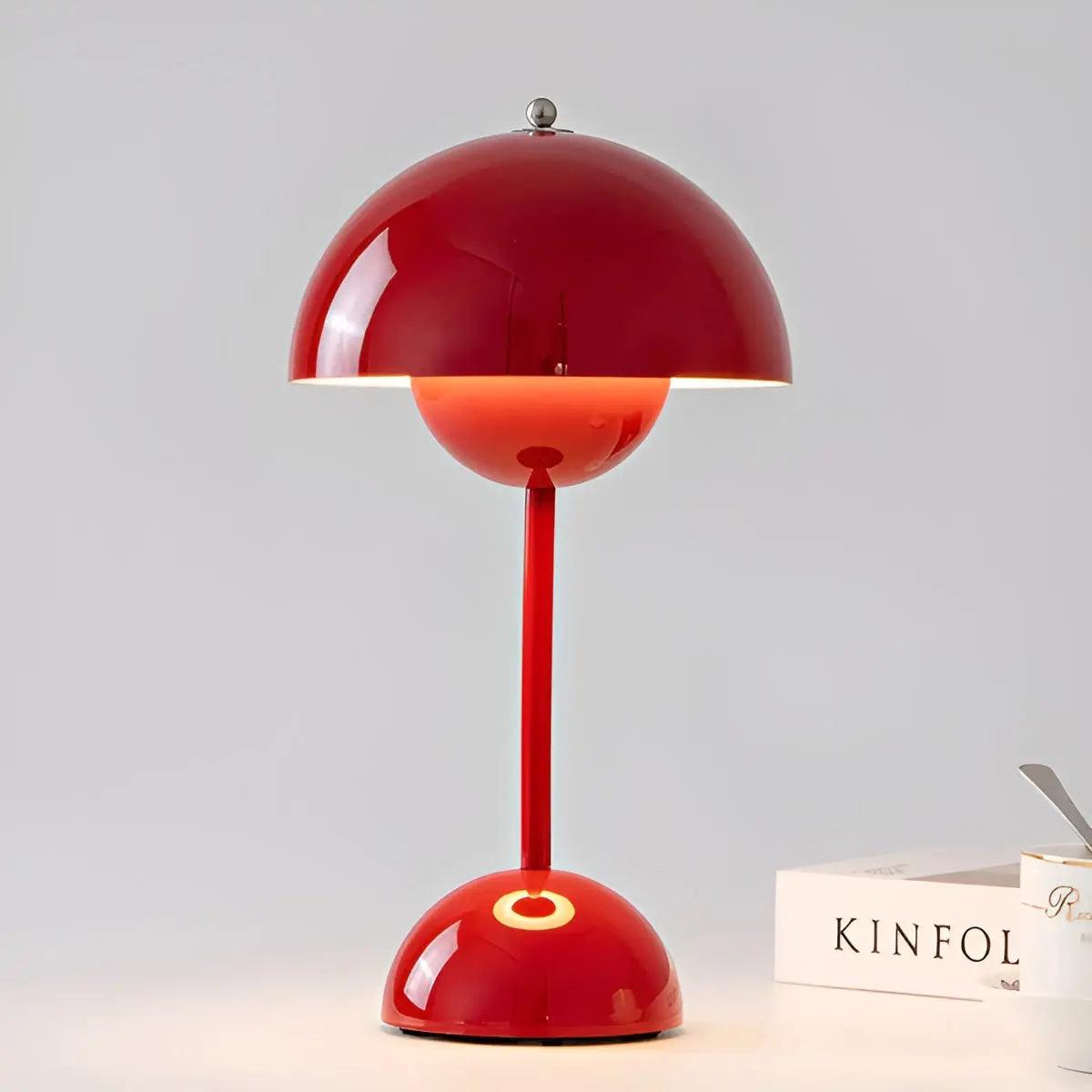 SnowGlow – Chic Modern Table Lamp for Soft, Diffused Light