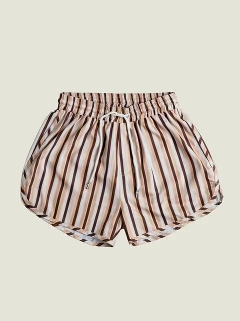 Hanno | Leichte gewebte Badeshorts mit Sommergrafiken