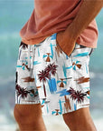 Linus | Palm Tree 3D Print Hawaiian Shorts