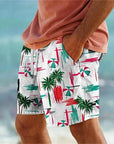 Linus | Palm Tree 3D Print Hawaiian Shorts
