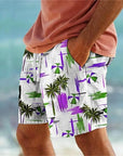 Linus | Palm Tree 3D Print Hawaiian Shorts