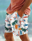 Linus | Palm Tree 3D Print Hawaiian Shorts