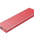 Sleek Portable External Hard Drive – Fast Data Transfer & Durable Aluminum Casing