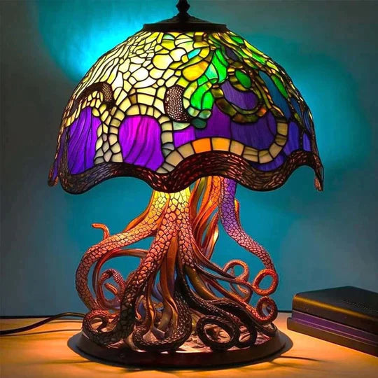 GlassMuse | Lampada artigianale con design vibrante in vetro colorato
