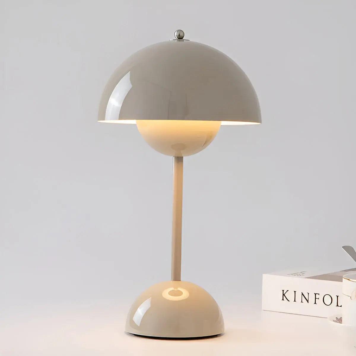 SnowGlow – Chic Modern Table Lamp for Soft, Diffused Light